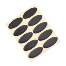 Almohadillas ovaladas para pies de ratón de 0,7 mm para repuesto de pies de ratón para juegos negras 10 piezas Gaming Mouse Colchoneta price