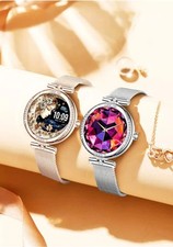 Reloj Inteligente Moda Damas Reloj Pulsera Bluetooth Llamadas Mujeres Fitness Reloj Inteligente Inteligente Bracelet price