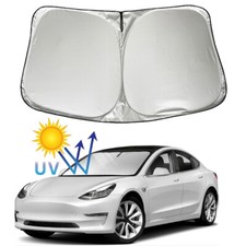 For Tesla Model Y/3 Windshield Sun Shade Front Cover UV Visor Sunshade Foldable Parasol price