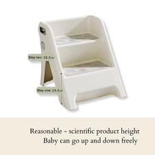 Taburete de entrenamiento para inodoro para niños pequeños | Escalera antideslizante de doble peldaño con asas Estándar Taburete price