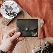 100 piezas etiquetas de bolsa hágalo usted mismo para hacer etiquetas de ropa con cabeza de oso Etiqueta Maker price