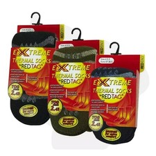 RED TAG Niños Niños Niños Extremos Calcetines Térmicos A Rayas Pinzas TOG 2.45 Negro Calcetines de niño price