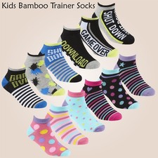 Calcetines De Bambú Para Niños, Niñas Y Niños Con Diseño, 6 Pares Calcetines de niño price