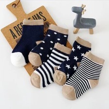 5 pares de calcetines suaves lindos de diseñador cómodos para niñas y niños pequeños Calcetines de niño price