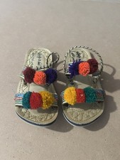 Sandalias tradicionales asiáticas paquistaníes unisex niño pequeño talla uk 4 usadas Unisex Sandals price