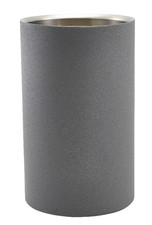 Enfriador de botellas de vino doble pared acero inoxidable efecto hierro acabado recubrimiento en polvo Biberón Coolers price