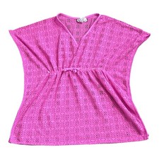 Vestido grande de playa grande de caftán de ganchillo rosa a ganchillo para niños y niñas Ingear Beachwear de niño price