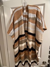 Chico Mujer Bronceado Ruana Bufanda Poncho Manta Drape Bufanda de mujer price