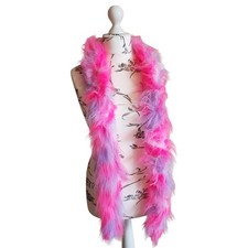 Bufanda Rosa Y Lila 75mm Suave Pila Esponjosa Gruesa Cálida Bufanda De Invierno Bufanda de mujer price
