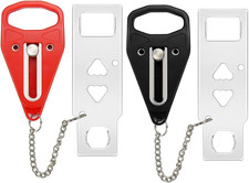 2 Piezas Cerradura Puerta Portatil Extra para Privacidad y Seguridad Hogar Hotel Seguridad Set para bebé price