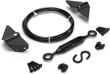 Juego de Kit de Cable Anti Sag para Puerta de Cerca de Madera de Exterior Negro Seguridad Set para bebé price