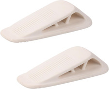 Tope de Puerta Goma Soporte Pesado Protector Pared Juego 2 Blanco Hogar Oficina Seguridad Set para bebé price