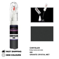 PARA CHRYSLER GRANITE CRYSTAL MET 099 Retoque Pintura Pluma Cepillo Fix Kit R... Granite Pintura price