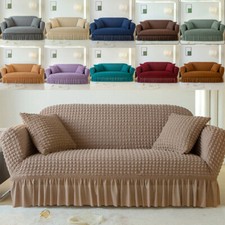 Fundas de sofá elásticas de 1/2/3/4 plazas 3D burbuja celosía sofá sofá sofá sofá sofá sofá funda Loveseat price
