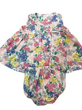 Angel Dear Vestido Florero Conjunto Bebé Niñas 0-3M Multicolor Floral Algodón Orgánico Camiseta Interior para bebé price