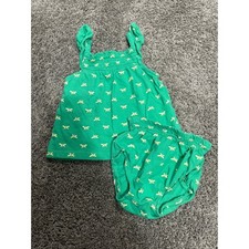 Juego de 2 fundas para pañales y top verde libélula 24M Carter's Baby Girl Camiseta Interior para bebé price