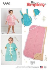 Simplicity 8569 Patrón De Costura Para Bebé Separables Chaqueta Falda Falda para bebé price