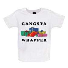 Gangsta Falda Envolvente - Bebé Camiseta/Pelele - Navidad Gánster Música Hip Hop Falda para bebé price
