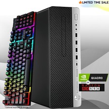 Computadora de escritorio PC para juegos HP i5 8TH, hasta 64 GB de RAM, SSD/HDD 5 TB, NVIDIA Windows Ordenador Juegos price
