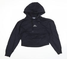Sudadera con Capucha Fila Para Mujer Negra Pullover Talla 8 Logo Gráfico Sudadera de mujer price