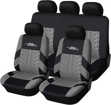 Juego Completo de Fundas Asientos Coche Grises Fundas Para Asientos Delanteros Coche Asiento Funda para bebé price