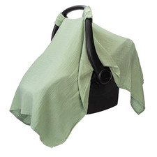 Funda suave transpirable de asiento de coche bambú algodon para sol e insectos Coche Asiento Funda para bebé price