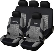 Juego Completo de Fundas Asientos Coche Grises Fundas Para Asientos Delanteros Coche Asiento Funda para bebé price
