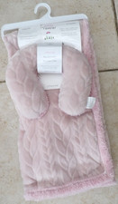 NUEVO ROSA Little Traveler Suave Bebé Sherpa Manta Y Almohada 30"x40" 2 PIEZAS NUEVO CON ETIQUETAS Almohada y Funda para bebé price