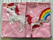 Juego de cama funda nórdica y funda de almohada individual unicornio para niños Almohada y Funda para bebé price