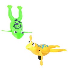 2 Piezas Lindo Baño Bañera Juguete Mecánico Cuerda Plástico Baño Rana Bebé Niños Baño Tub para bebé price
