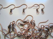 Ganchos pendientes baño cobre X 30 UNIDADES 16 mm arpón muelle abalorios Baño Ganchos price
