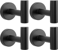 Ganchos toalla baño 304 acero inoxidable pared 4 piezas negro cocina dormitorio Baño Ganchos price