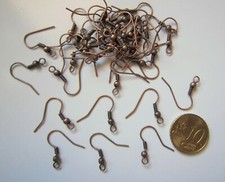 Ganchos pendientes baño cobre X 30 UNIDADES 20 mm arpón muelle bola abalorios Baño Ganchos price