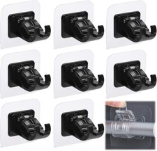 8 ganchos autoadhesivos para soporte de barra de cortina para baño Baño Ganchos price