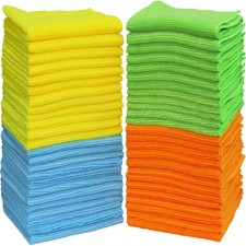 50 Toallas De Microfibra 12"x16" Secado Rapido Para Limpieza Autos Carros Cocina Cocina Toalla price