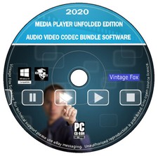 Paquete de códecs de audio y video reproductor multimedia - software de edición desplegada PC DVD Media Player price