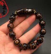 Pulsera étnica de ágata natural real tibetana con cuentas Dzi para hombre y mujer Ethnic Bracelet price
