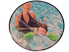 (1 par) Brazaletes de natación inflables verdes Splash-N-Swim para niños 4+ Arm Bands infantil price