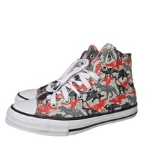 Zapatillas altas Converse Kids 2 All-Star Dino Daze naranja gris negro Unisex Niños de Exterior Zapatos price