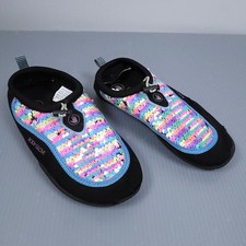 Body Glove Niños Zapatos de Agua Botas de Neopreno Talla 3 Arco Iris Lentejuelas Traje de Neopreno Playa Unisex Niños de Exterior Zapatos price