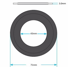 Sello de válvula de descarga de goma de repuesto - para válvula de salida de inodoro Siamp Optima Flush Valve price