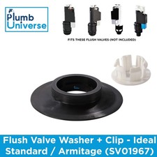 Arandela de repuesto de válvula de descarga + clip para estándar ideal / Armitage (SV01967) Flush Valve price