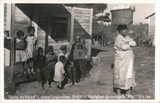 Foto postal de trementina Still & Plantation Workers Brooksville FL RPPC copia Turpentine price