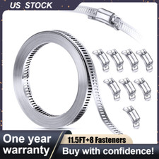 11.5FT+8 Fasteners Adjustable Large Hose Clamps Worm Gear Stainless Steel Clamp Clamp price