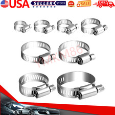 101pcs Adjustable Hose Clamps Worm Gear Stainless Steel Clamp Assortment Kit Clamp price