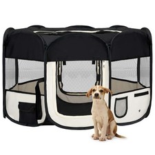 Parque de Perros Plegable y Bolsa de Transporte Corral Multimodelo vidaXL Parque Cama price