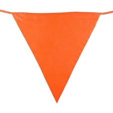 Banderines Brady 58389, naranja fluorescente, 113-1/2 pies 15Y404 Flags y Pennants price