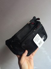 Riñonera unisex de negro con 6 bolsillos monedero bolso viaje mochila Sport Viaje Bolso price