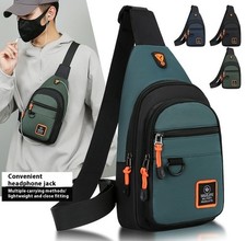 Bandolera De Viaje Para Hombre Bolsa De Pecho Oficina Casual Mochila Impermeable Viaje Bolso price
