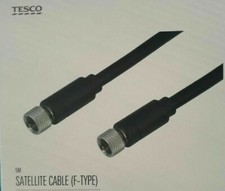 Cable Satelital 5m (Tipo F) 5 Metros Macho a Macho, Nuevo en Caja de Tesco Satellite Cable price